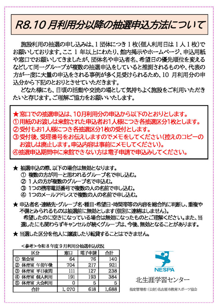 抽選申込に関するお願い4（R8.7.21～のサムネイル