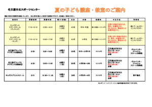 夏子ども　ちらし（追加募集2）のサムネイル