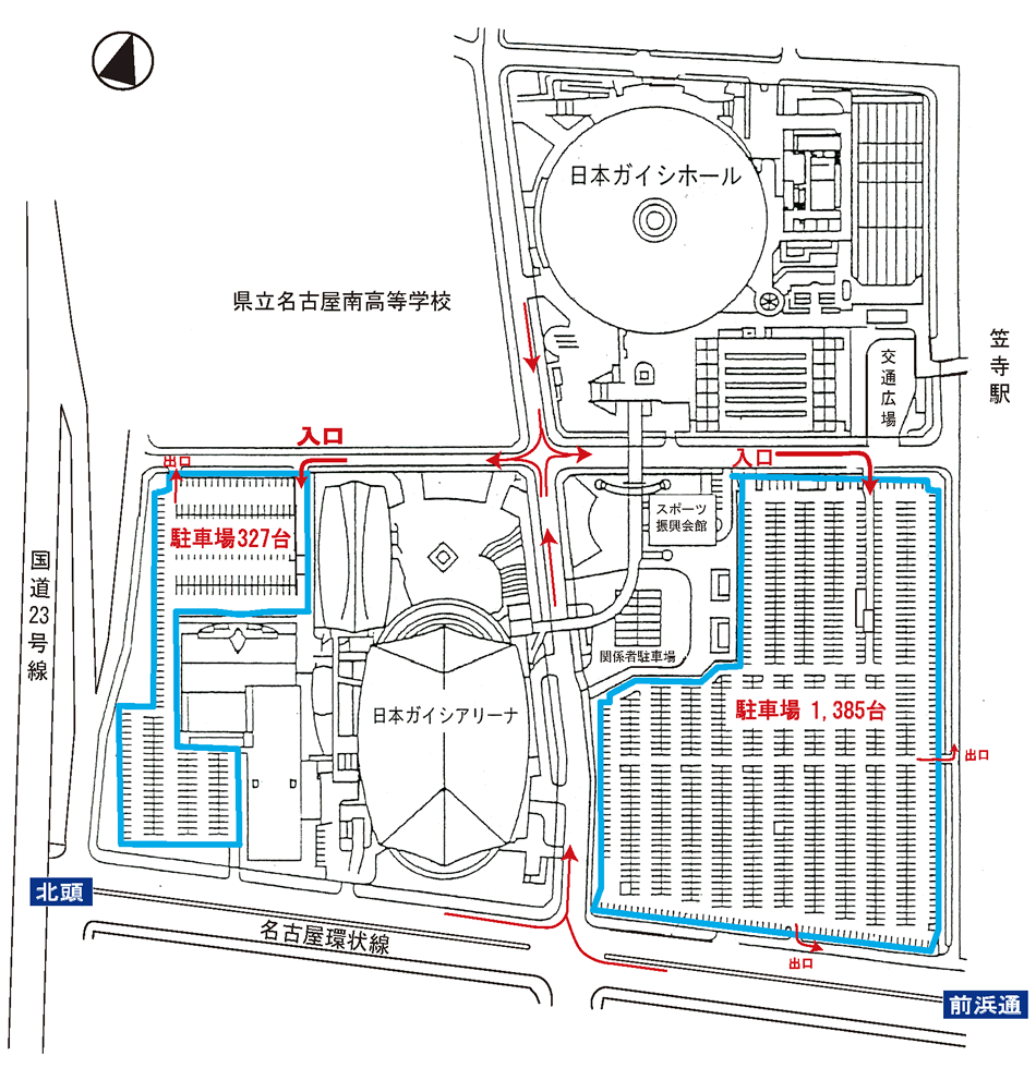 駐車場利用案内図