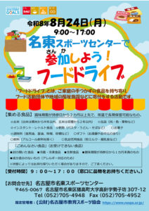 R8フードドライブちらしのサムネイル