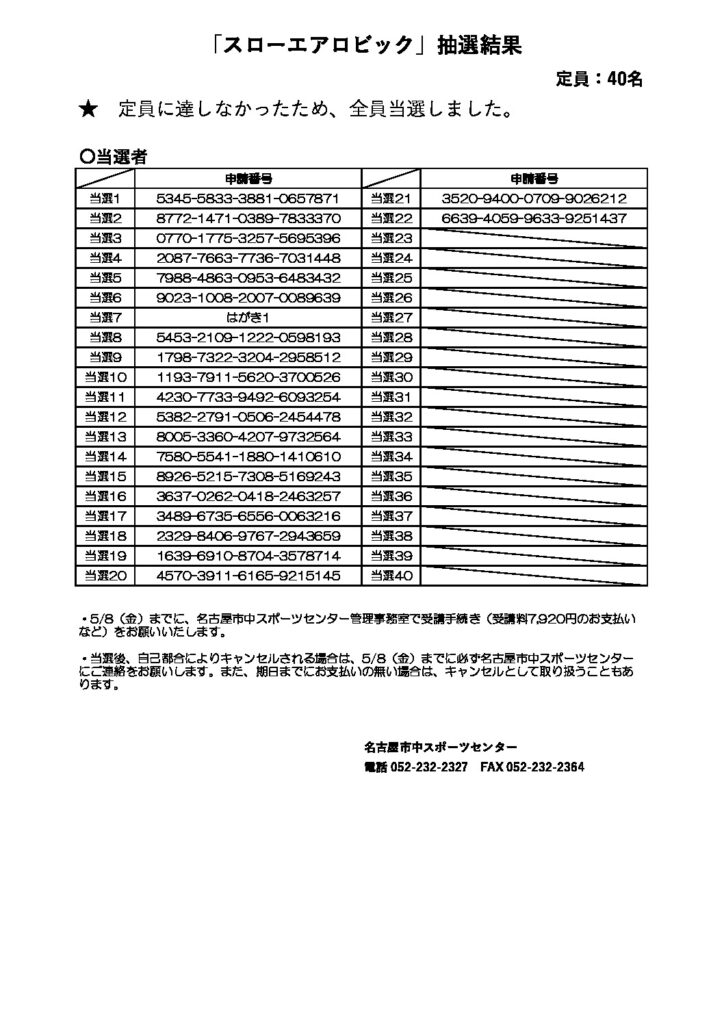 スローエアロビックのサムネイル