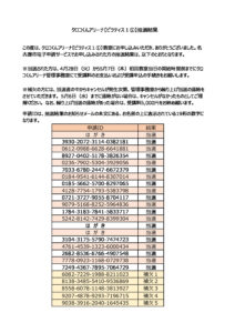【ピラティスⅠ①】抽選結果（HP用）のサムネイル