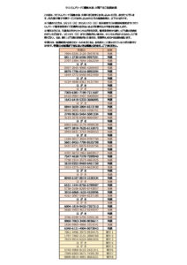 【健康水泳火曜午前】抽選結果（HP用）のサムネイル