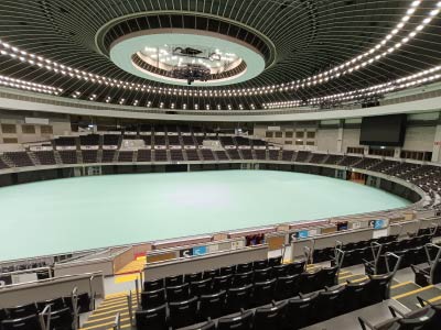 Aブロック3階席からの観覧イメージ