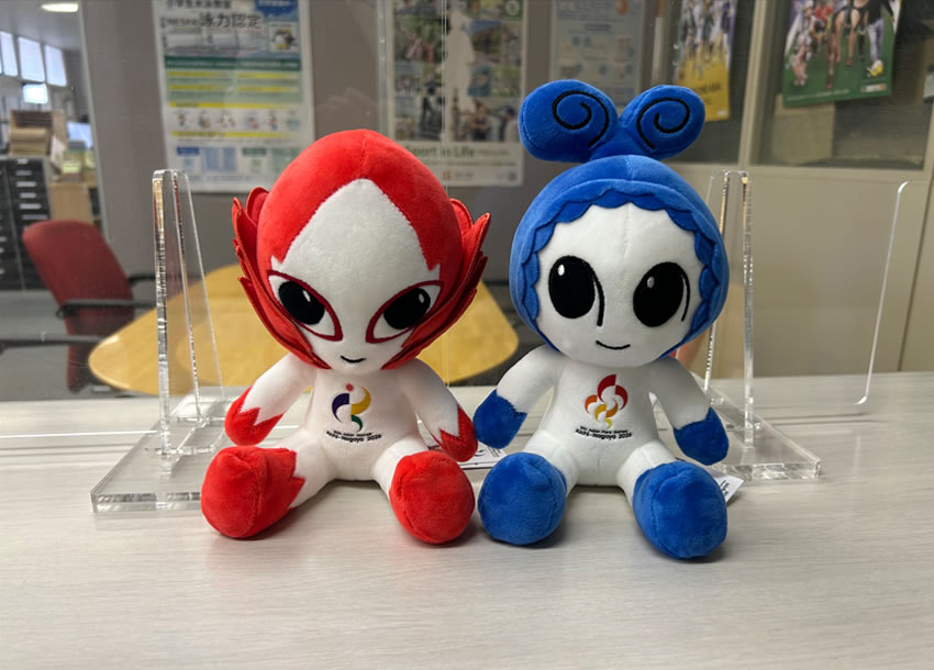 ホノホンとウズミンのぬいぐるみ